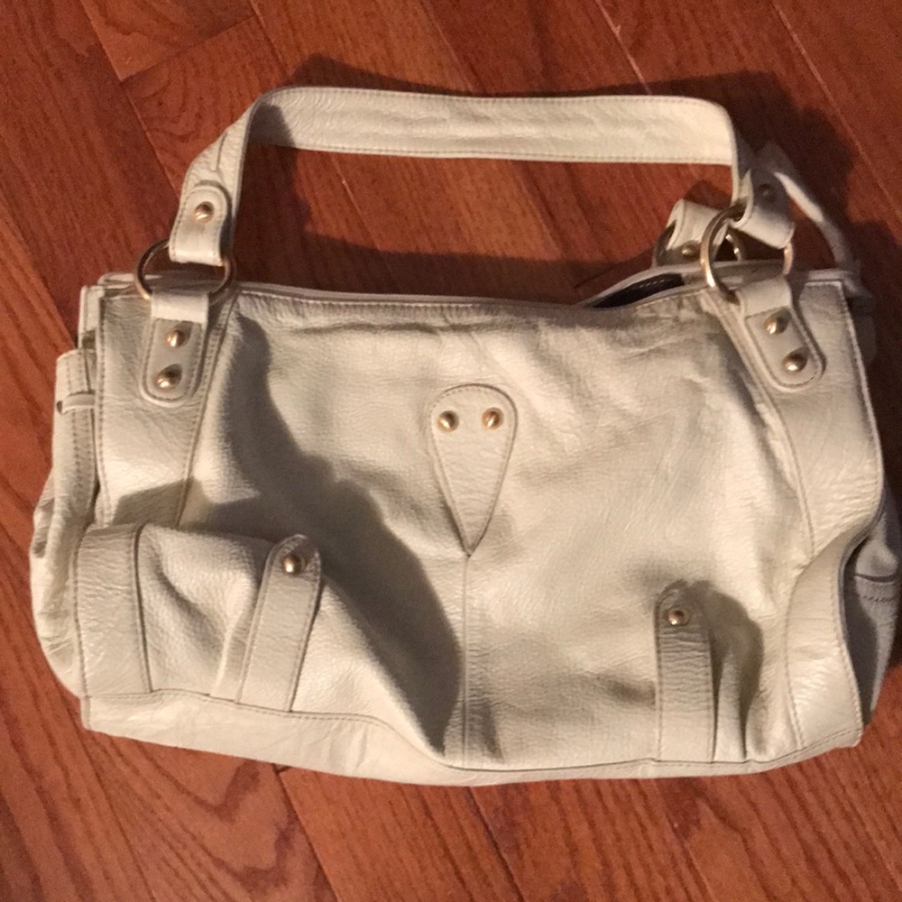 Off-white Leather Sachel